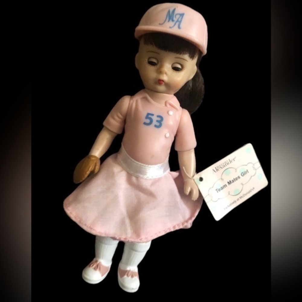 McDonald's 2005 Madame Alexander Team Mates Girl Toy #3 with tag not played with